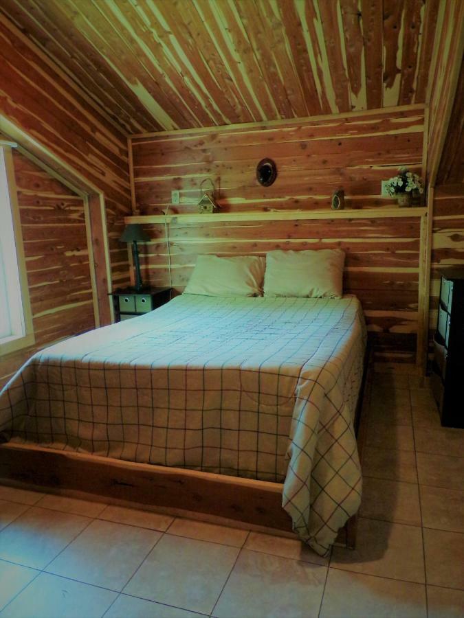 Cedar Cabin Located On A Buffalo Farm Marshall Exterior photo